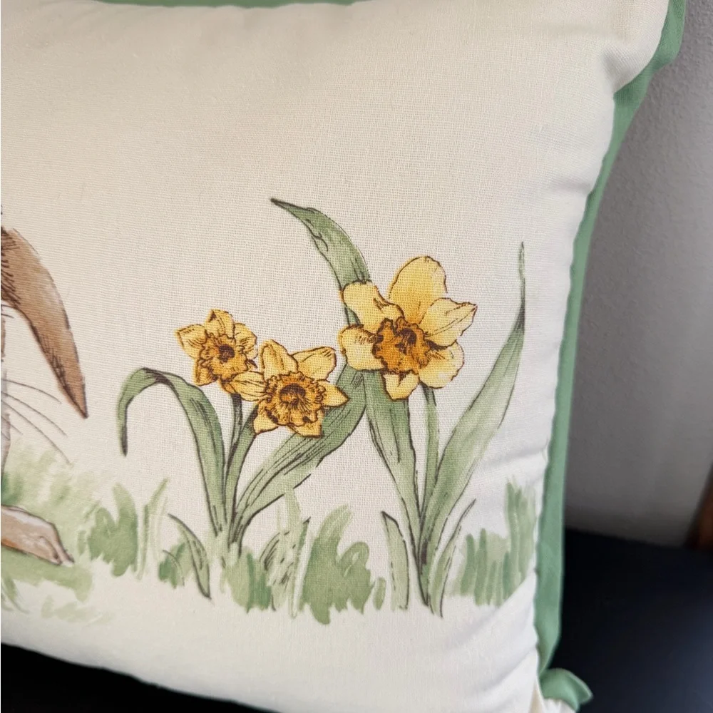 Pottery Barn Easter Bunny Spring Decorative Pillow